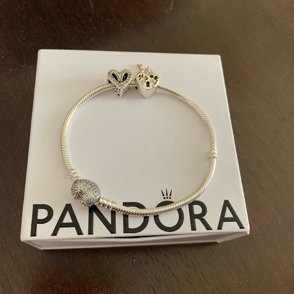 “Brand New”  Pandora Bracelet with charms